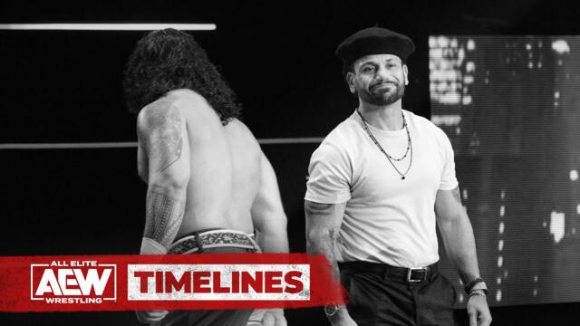 The growing rift between Ortiz & Mike Santana, formerly Proud & Powerful! | AEW Timelines