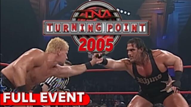 Turning Point 2005 | FULL PPV | Jeff Jarrett vs. Rhino For The World Title, Samoa Joe vs. AJ Styles!