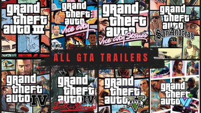 All Grand Theft Auto Trailers from GTA 3 To GTA 6 (2001-2025)