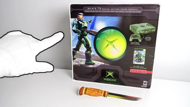 Original Xbox "HALO" Console Unboxing (Limited Edition) + Halo: Reach Collector's Edition