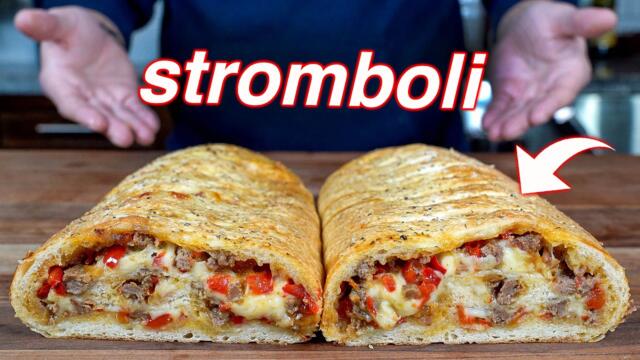 Sausage & Pepper Stromboli is REQUIRED at Christmas
