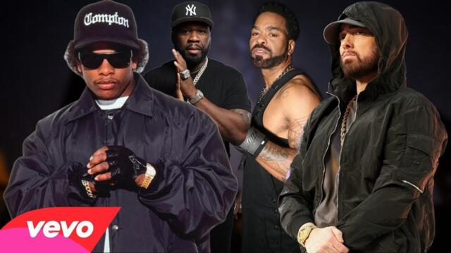 Eazy-E, 50 Cent & Eminem - 9MM ft. Method Man (Music Video)