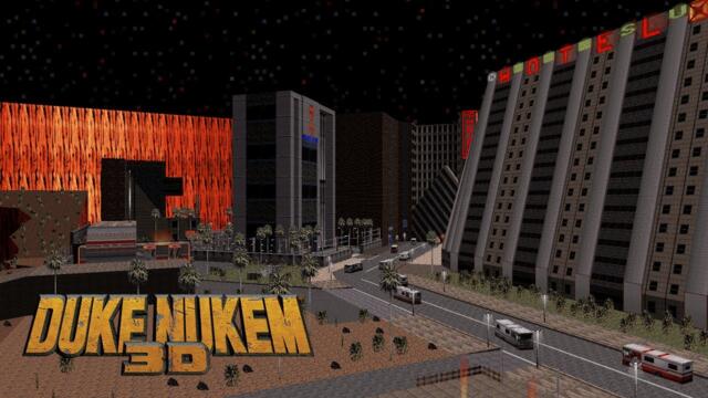 Shrapnel City 2096: Trapped In The Future! | 100% Secrets | Duke Nukem 3D map