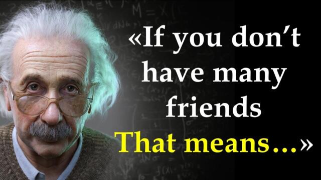Albert Einstein's Life Changing Quotes