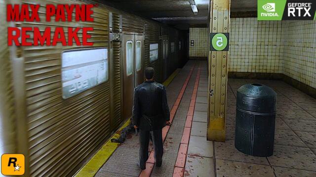 Max Payne RTX Remix Remake Gameplay Demo (4K)