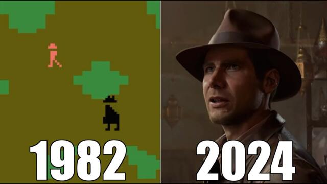 Evolution of Indiana Jones Games [1982-2024]