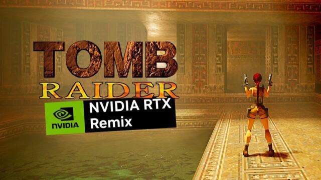 Tomb Raider Nvidia RTX Remix - RTX 4080 4K 60 FPS Gameplay