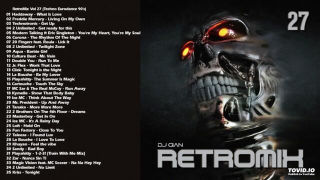 RetroMix Vol 27 (Techno Eurodance 90's) - DJ GIAN