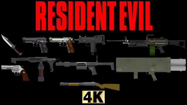 Resident Evil 1 | Ultimate Weapon Showcase (4K)
