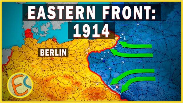 Eastern Front of WW1 animated: 1914