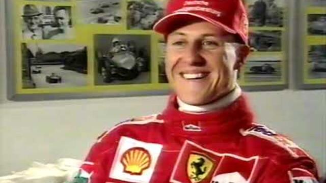 Michael Schumacher - PreSeason Interview ( itv Sport 2000 )