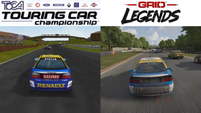 TOCA vs Grid Legends - Renault Laguna Touring Car Gameplay (1997 vs 2022)