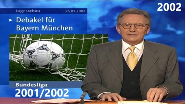 FC Schalke 04 v. FC Bayern München (5:1) - Tagesschau zum Bayern-Debakel in der Saison 2001/2002