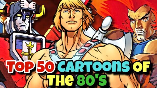 Top 50 Cartoons Of The 80's – The Golden Era Of Saturday Morning Cartoons - Explored- Mega List