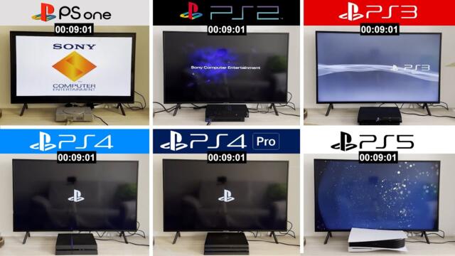 PS5 vs PS4 Pro vs PS4 vs PS3 vs PS2 vs PS1
