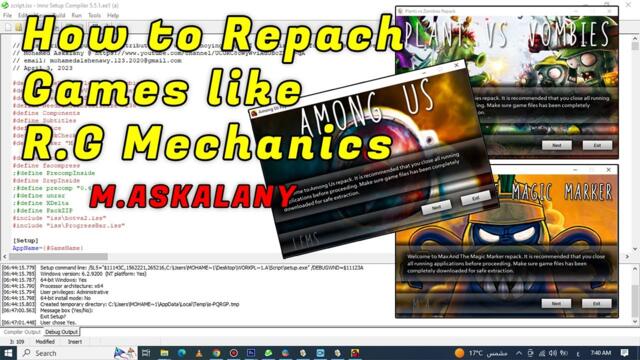 How to Repack Games Like (Fitgirl - R.G Mechanics) - Easiest Way And Step By Step - Mohamed Askalany