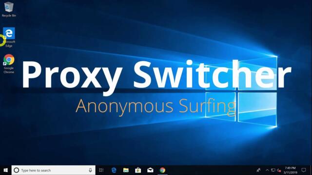 Anonymous Surfing with Proxy Switcher