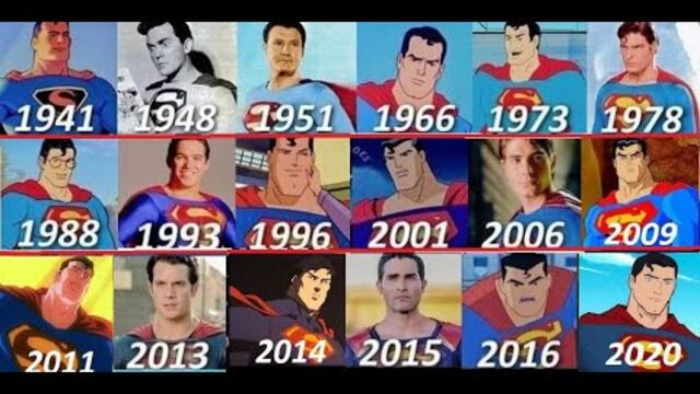 SUPERMAN – Evolution in Cinema & TV (1941-2021)