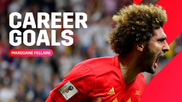 All 18 international goals scored by Marouane Fellaini ⚽️ | #REDDEVILS