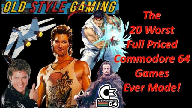 The 20 Worst Commodore 64 Full Priced Games Ever Made!