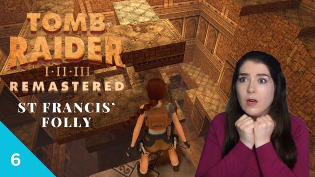 First time seeing the croc Part 6 | St Francis' Folly | Tomb Raider I Remastered | Let's Play