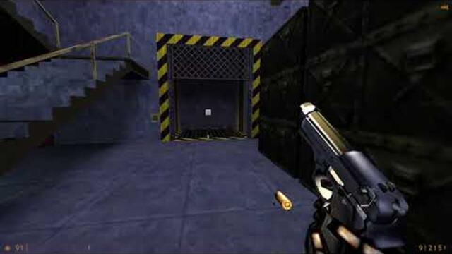 Half Life: Source "We've Got Hostiles": Elevator bug [How to get passed!]