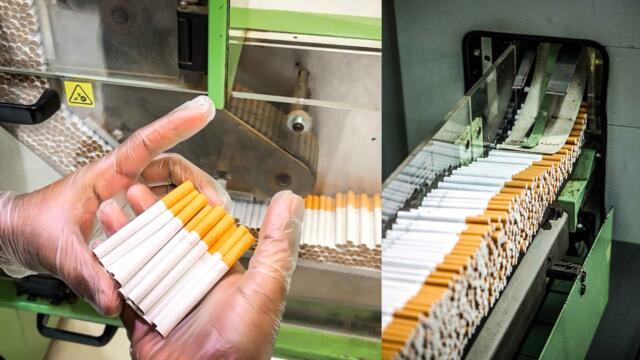 How Cigarettes are Manufactured - Start to Finish - Cigarette Manufacturing