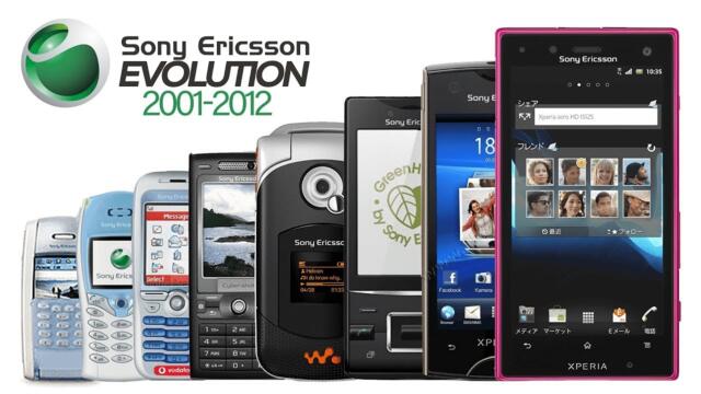 All Sony Ericsson Phones Evolution 2001 2012