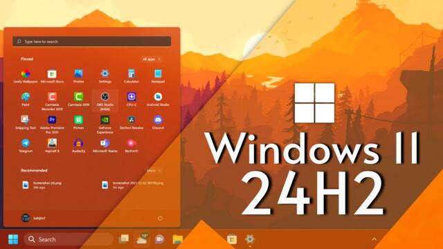 Windows 11 24H2 — All New Features (Early)
