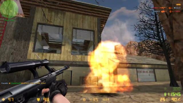 Counter-Strike : Condition Zero Fusion Counter-Terrorist Mission Pack cs_militia_cz Gameplay.