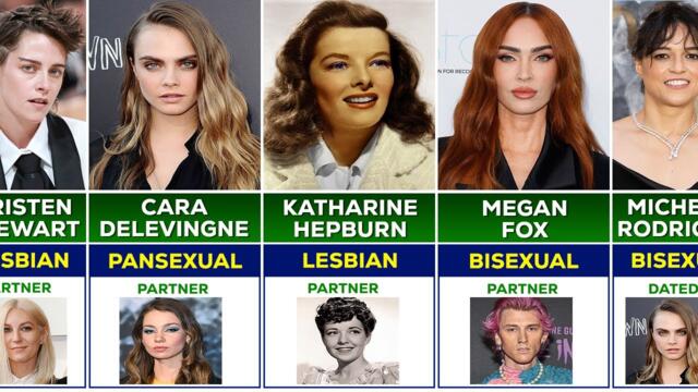 80 Real Lesbian and Bisexual Hollywood Actresses That You Don't Know