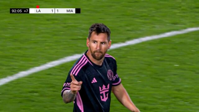 Messi vs LA Galaxy | Crazy Last Minute Goal