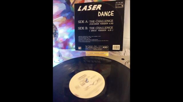 Laser Dance – The Challenge (Space Version) (Side B) Italo Disco 12 inch Maxi extended Vinyl 1990