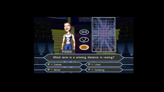 26th Feb 2024 Sony PSP game Who Wants to be a MIllionaire