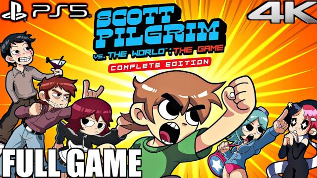 SCOTT PILGRIM VS THE WORLD GAME (PS5) Gameplay Walkthrough FULL GAME (4K 60FPS) Complete Edition