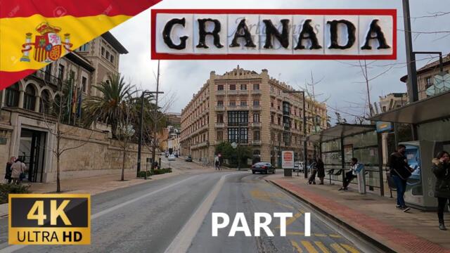 DRIVING in GRANADA, Part I, Vega de Granada, Province of Granada, Andalusia, SPAIN I 4K 60fps