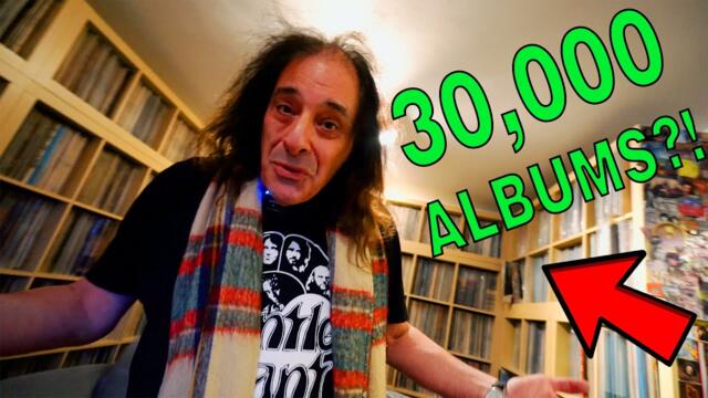This Man Has 30,000 Albums in the Biggest Vinyl Record & CD Collection I've Ever Seen!