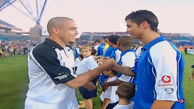The Only Time Ronaldo (R9) & Cristiano Ronaldo (CR7) Met In A Football Match