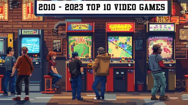 Top 10 video games by year 2010 - 2023