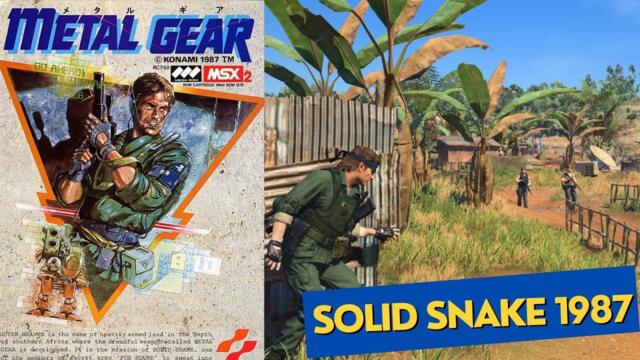 1987's Metal Gear - Solid Snake (MGSV mod)