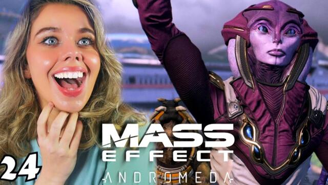 THE MOSHEA RETURNS TO AYA! Mass Effect: Andromeda Blind Playthrough - Part 24