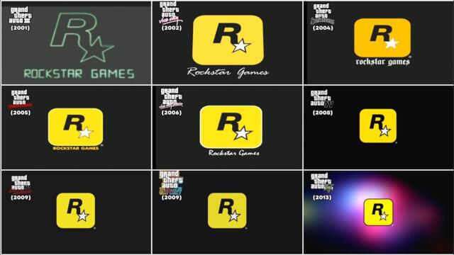 Evolution of Rockstar Games Logo Intro in GTA