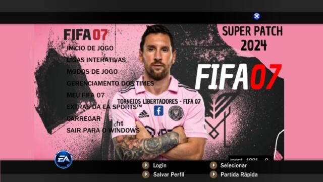 FIFA 07 SUPER PATCH 2024 EM ANDAMENTO LINK NA DESCRIÇÃO/LINK IN DESCRIPTION