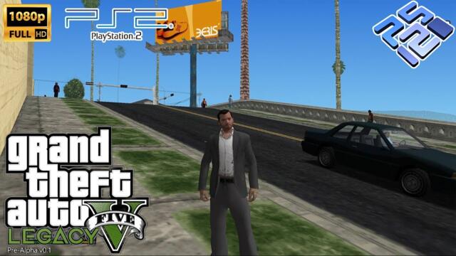 Grand Theft Auto V Legacy PS2 HD Gameplay (PCSX2)