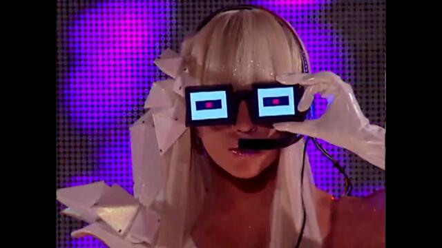 Lady Gaga - Just Dance + Poker Face Live at Jimmy Kimmel Live! (October 23, 2008) HQ