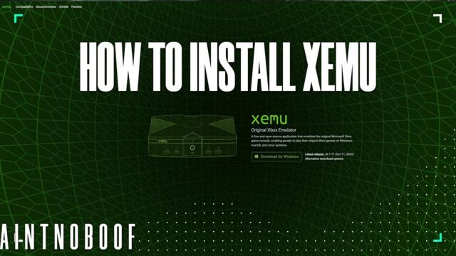 HOW TO INSTALL XEMU