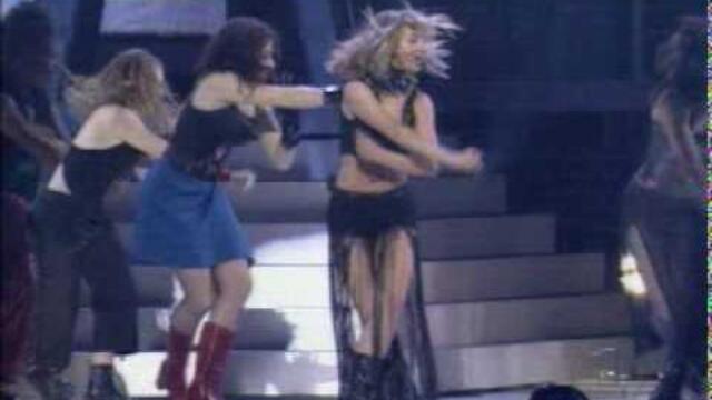 Britney Spears - Baby One More Time and Crazy from Billboard Awards 1999 .mpg