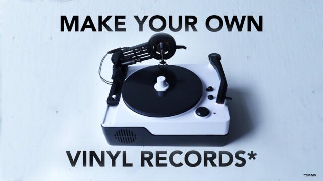 Make your own vinyl records at home | Teenage Engineering PO-80 & Gakken Record Maker