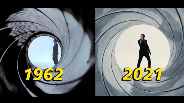 Every James Bond Gunbarrel (EVOLUTION) 4K All Sequences