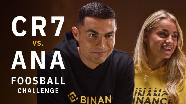 Cristiano Ronaldo vs. Ana Marković: Foosball Challenge